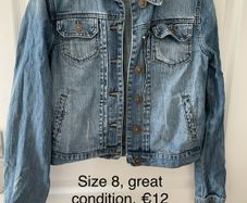 Denim jacket, size 8