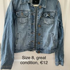 Denim jacket, size 8