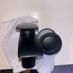 Black bathroom mixer tap