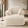 Softy Compressed Indoor Lounge Sofa Chair - Beige Image 6