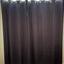 Curtains Navy Blackout with rail Image 3