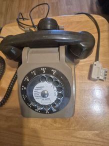 Vintage 80's socotel rotary phone