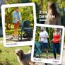 Foldable Pet Stroller Jogger, with Three Wheels, Canopy, for Medium and Small Dogs, Green Image 3