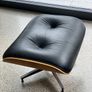Eames style chair and foot rest Image 2