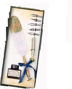Feather Dip Pen Set