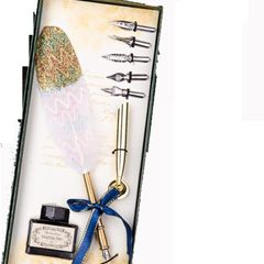 Feather Dip Pen Set