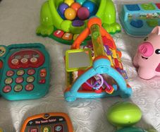 Selection of toddler toys