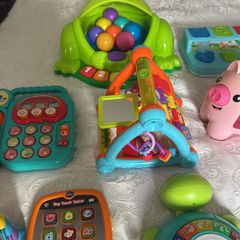 Selection of toddler toys