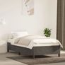 Bed Frame without Mattress Dark Grey 90x190 cm Single Single Velvet Image 2