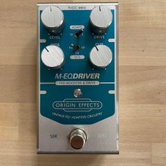 Origin Effects M-EQ Driver Mid-Boost + Overdrive Pedal - Blue