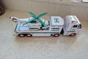 Hess truck and helicopter