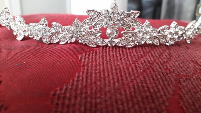 Bride's Designer Crystal Head piece Necklace and Earrings