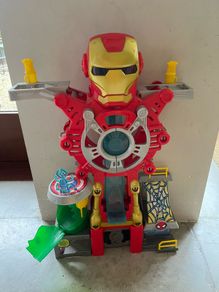 FREE- collection today- Marvel Super Hero Adventures Iron Man Headquarters