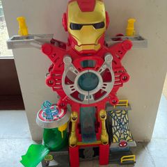 FREE- collection today- Marvel Super Hero Adventures Iron Man Headquarters