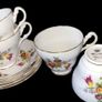 Vintage Winston Fine Bone China Teacups & Saucers Image 9