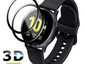 3D Full Screen Protector film for Samsung Galaxy Watch Active 2 44mm Anti-Bubble Soft Round Edge Screen Protector Cover