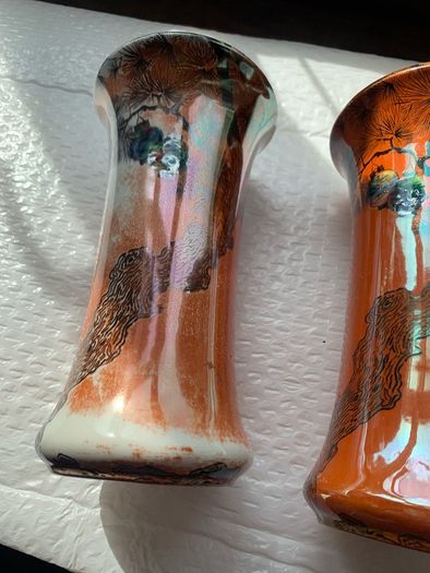ceramic wilkinson ltd pair of vases