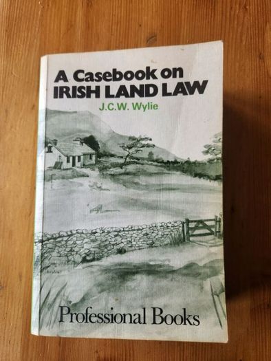 A Casebook On Irish Land Law. J. C. W.wylie. 1984 Very Large Volume Paperback In Good Condition.  See Photos For Same.