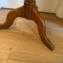 Solid Pine Round Occasional Table / Tripod Pedestal Side Table Image 3