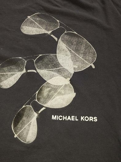 Michael Kors Men's Short Sleeve Sunglasses Graphic Print T-Shirt