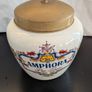 Zenith Gouda 1749 Amphora Pipe Tobacco Jar Humidor Brass Lid Holland c1950 Image 4