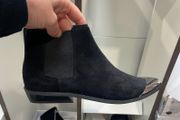 Calvin Klein suede ankle boots