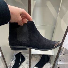 Calvin Klein suede ankle boots