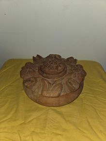 Vintage Hand Carved Wooden Friendship Cup