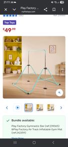 gymnastics bar