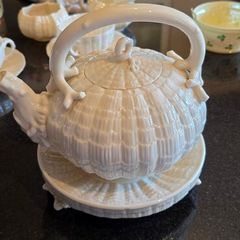 Belleek Neptune Teapot