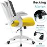 NEW SALE | Office Desk Chair, Ergonomic Mesh Chair With 90 Degree Flip-up Armrest Swivel Computer Chair With Lumbar Support, Adjustable Height, Back Support Image 6