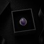 Vintage 925 Sterling Silver Ring & Amethyst Ring, Birmingham 1973 Image 2