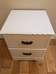 two bedside lockers