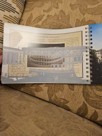 Archaeological Rome. Including 24 Transparent Overlays With Artist's Renditions Of Ancient Rome,ostia And Pompeii. Large Volume Paperback In Good Condition.  See Photos For Condition.