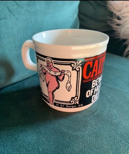 Funny Vintage 'Hungry Dieter' Cup