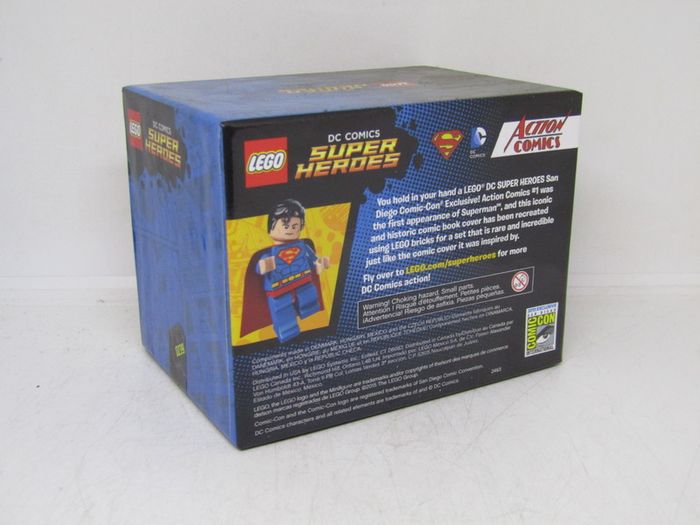 Lego Super Heroes Superman SDCC 2015 Limited Edition DC Action Comics #1 New Sealed Very rare Number 239 of 1500
