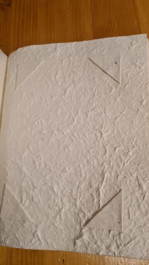 Beautiful Hand Made Thailand Photo Album Elephant Cover With Rustic Paper.