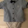 Timberland Shirt Bow Tie & vest 3-6 months Image 3