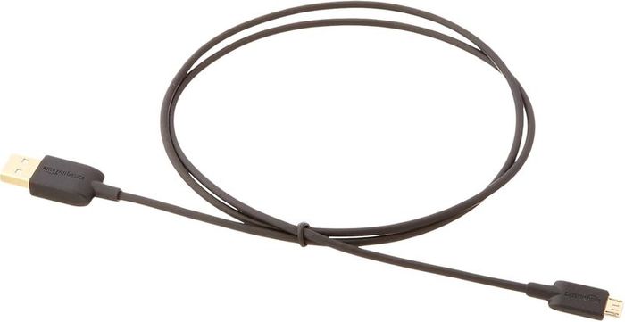 Amazon Basics USB-A to Micro USB Charging Cable, 480Mbps Transfer Speed with Gold-Plated Plugs, USB 2.0, 0.9 m, Black Visit the Amazon Basics Store
