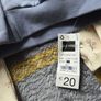 3-Piece Outfit Set - Blue Sweatshirt Cardigan, Broderie Top & Floral Flare Trousers Image 3