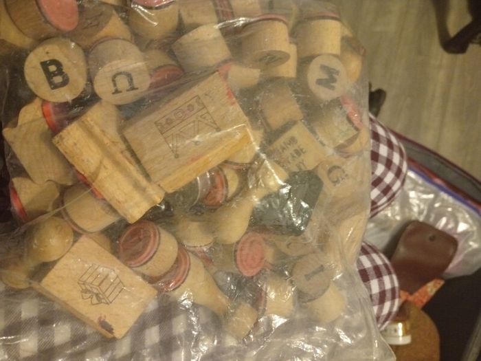 Stamps, Clay, Gold leaf craft supplies