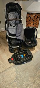 3 IN 1 Pram Buggy Car Seat & Isofix base For Sale