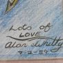 Lovely Fraamrd Signed Pictuer Of Egale  Pencel Coloered By Alan Whitty. Image 4