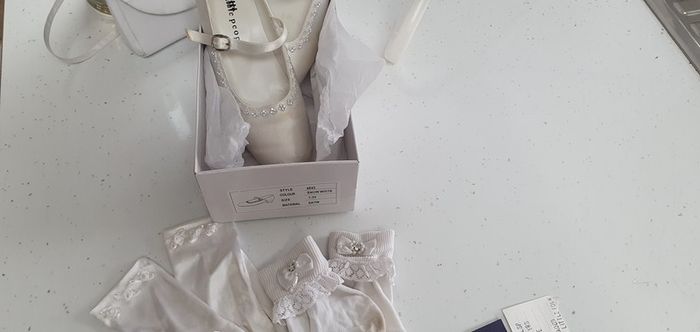 LITTLE FOLK communion dress, bolero, veil, bag, shoes, socks, gloves Sz 8 years - Rrp 450 in total
