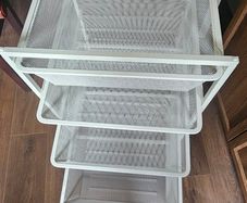 IKEA sliding storage rack
