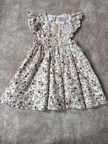 Girls Floral Dress 5-6 years