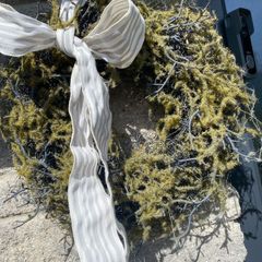 ShabbyChic Wreath with Ribbon