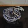 Collectors .. glass swan bowl Image 2