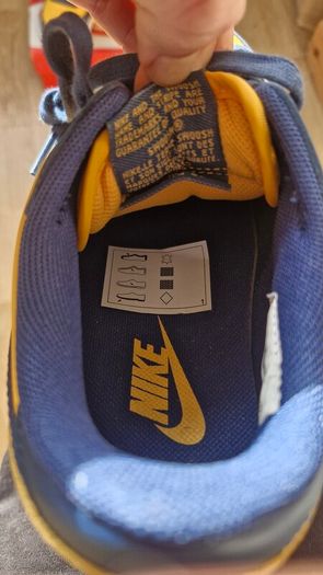 Nike Terminator Low OG "Michigan" (Gold/Navy) - UK 4 / EU 36.5 - Brand New