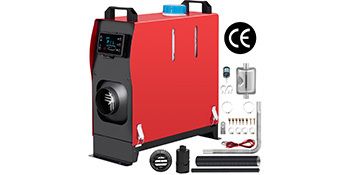 5KW Diesel Air Heater 12V All in One with LCD Switch & Remote Control Muffler Parking Suitable for Truck Boat Car Trailer